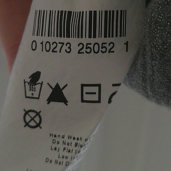 A Pea in the Pod Silver Metallic Maternity Top - Size Medium - EUC - Picture 8 of 9